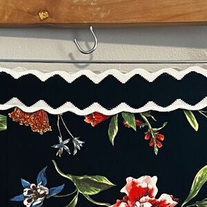 Floral RACHEL Rachel Roy Skirt with Scalloped Edge